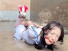 【三五小脚】在大雨中的束缚