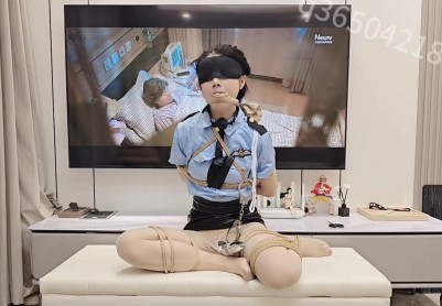 【欢乐谷原创】最终被捆绑折磨至虚脱的性感女侦查官