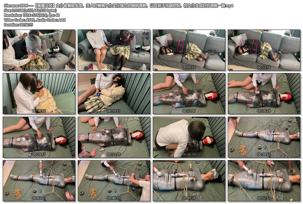 9906----【黑魔法师】女仆偷懒被发现，主人对懒惰女仆实行强力的捆绑调教，以及袜子洗.jpg