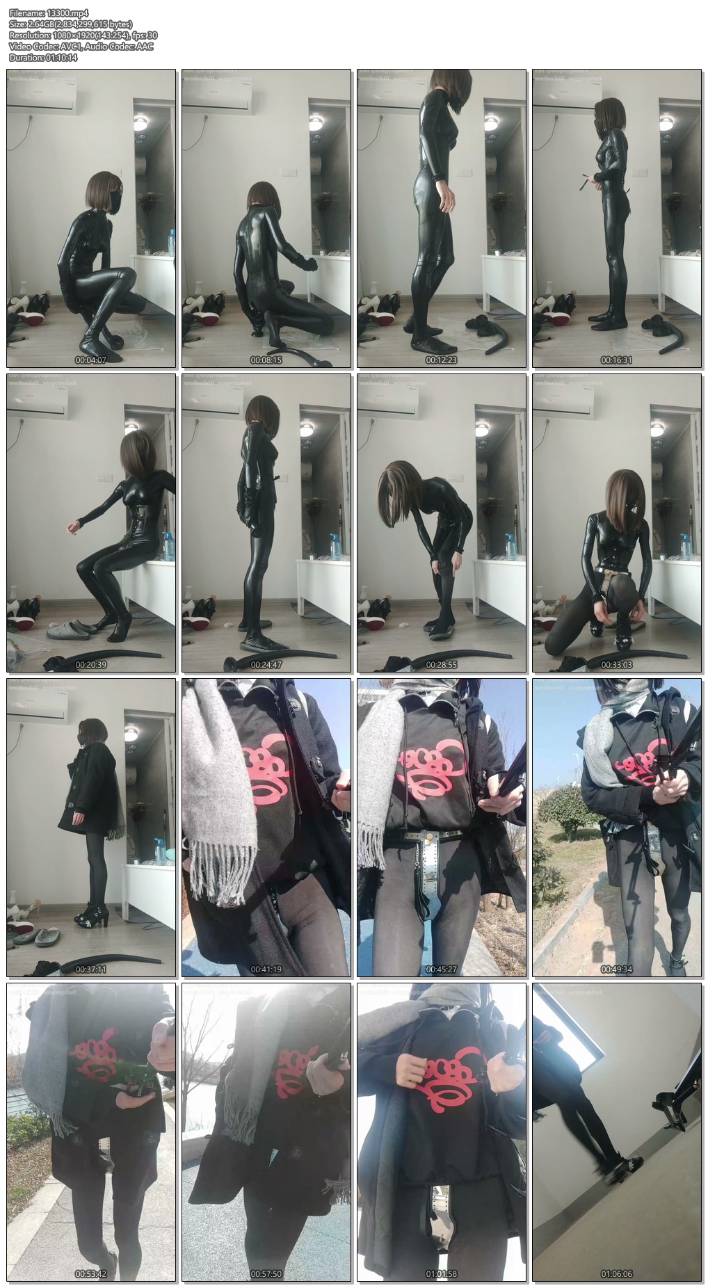 13300----【waprophet】胶衣45厘米g塞jk贞操带裸露外出，楼道拔出g塞.jpg