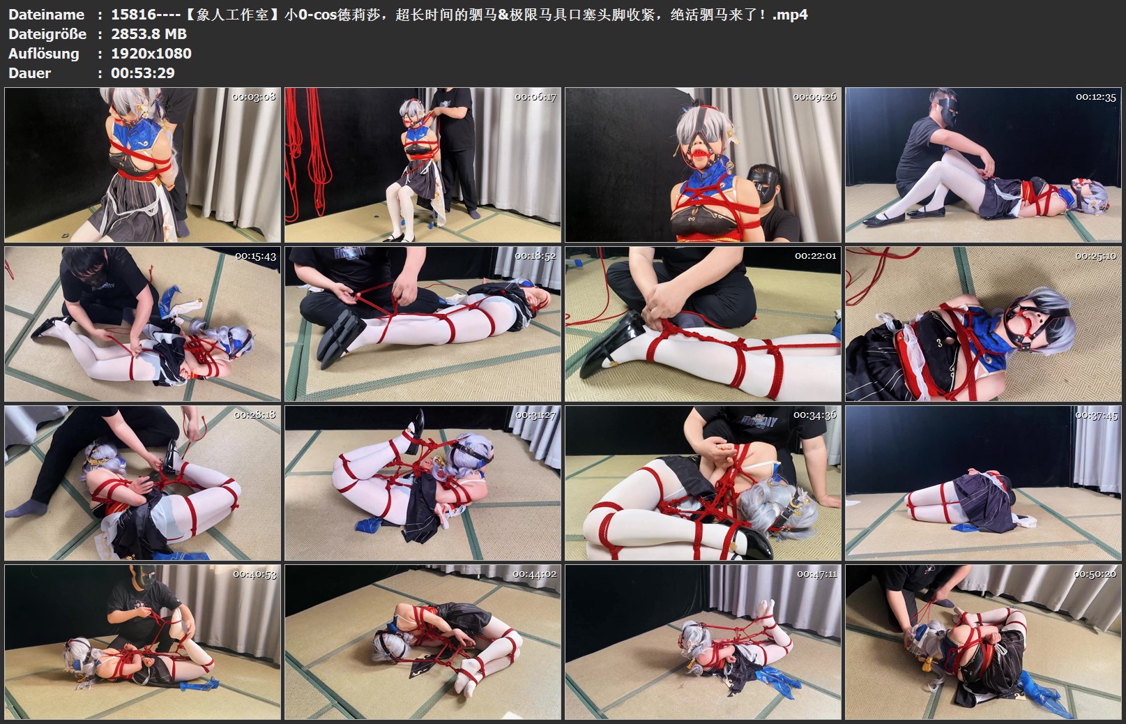 15816----【象人工作室】小0-cos德莉莎，超长时间的驷马&极限马具口塞头脚收紧.jpg