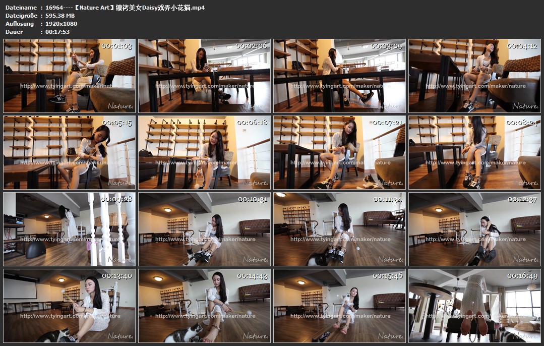16964----【Nature Art】镣铐美女Daisy戏弄小花猫.jpg