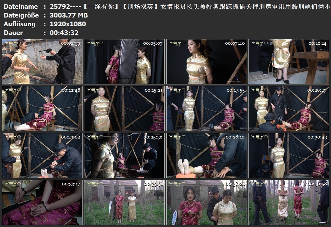 25792----【一绳有你】【刑场双英】女情报员接头被特务跟踪抓捕关押刑房审讯用酷刑她.jpg