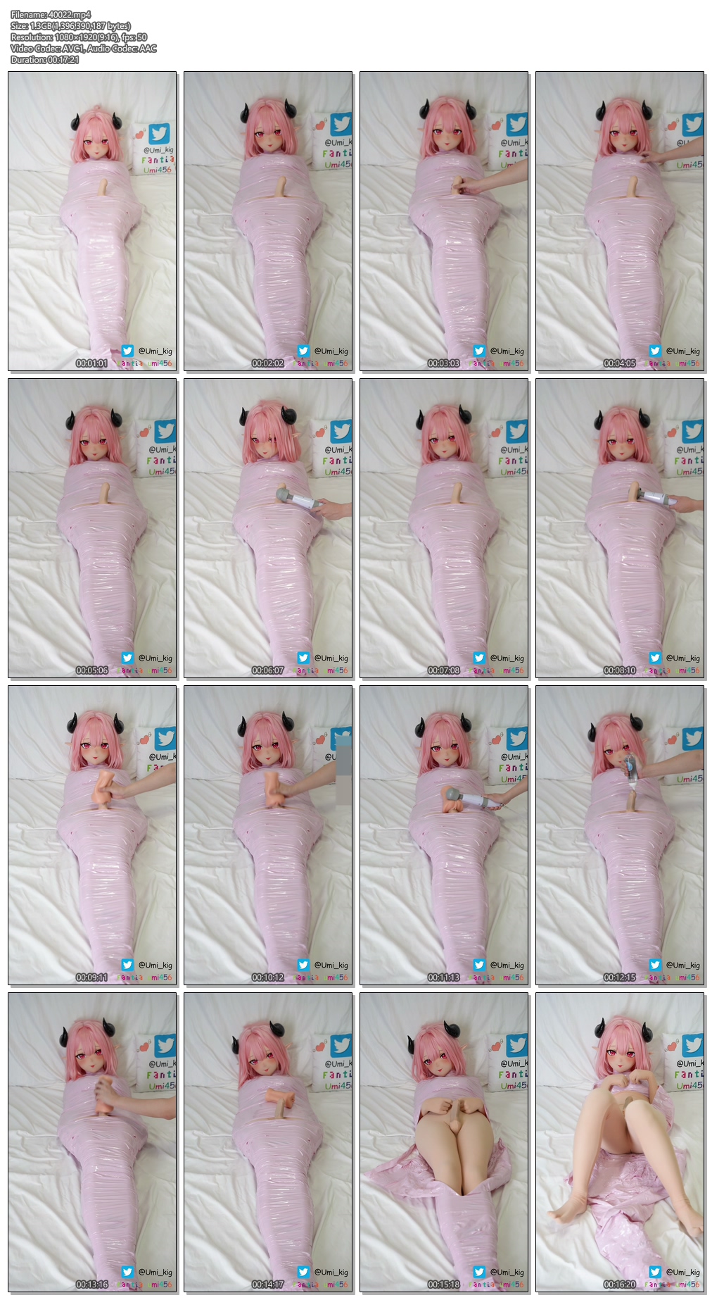 40022----【zentai】kig娃娃被胶带全包成木乃伊，随后用灰机杯和快乐棒进行榨精玩弄.jpg