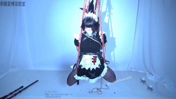 【莉雅】绳匠的委托 圆鲨鲨可爱捏~鲨鱼被人拿捏就应该吊起来cosplay/黑丝/紧缚/啵啵贝/吊缚/蒙眼/胶带封嘴