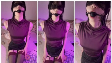 【惜缘工作室】紫色氛围 口球堵嘴 流口水