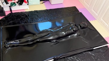 【糖糖工作室】小伪娘棒棒糖真空床体验~~真空打包紧致放置+真空+强制榨zhi