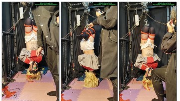 【时生】千束cos，战败的千束小姐哦，遭受着非人的凌辱和折磨，折腿缚+日式后手缚+挠脚心+痛苦倒吊+郊狼电击+身体屈辱写字