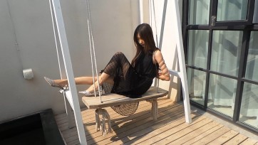 【纵横工作室】新模雨晴后院试镜