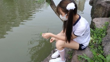 【阿瑶】本瑶瑶公主又偷偷露个脸， 来个运动系可爱（gaoxiao)女生的的快乐踩水messy系，有没有踩到你的心呢~