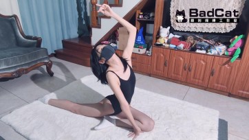 【BadCat】【教练为咲希定制日式紧缚形体训练】【咲希蒙眼紧缚挣扎放置】