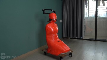 【闪闪工作室】人体家具-胶带木乃伊托盘推车