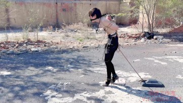 【媚娘工作室】远程遥控-荒废矿场狗奴单人探险1
