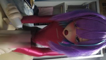 【kigurumi】伪娘手活+震动+郊狼+咬！