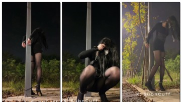 【Sub咔咔】郊狼手脚同时背铐在杆子上SubM