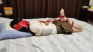【墨色】美女jk肉丝折腿驷马放置+tk+sp
