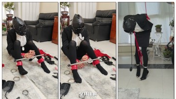 【糖糖工作室】在家自缚被陌生网友上门调教