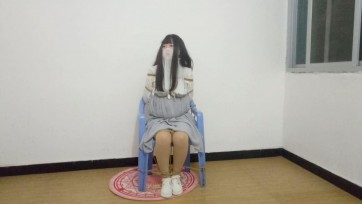 【嗷大喵】捆绑面纱女