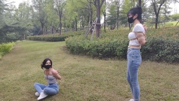 【一绳所爱】优优、洛洛野外绳戏