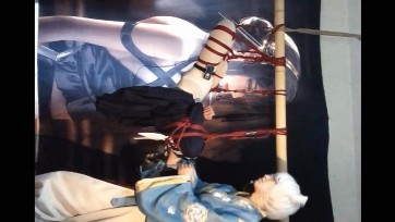 【机智的聆】卡苏喵的逆海老吊缚放置 郊狼 训练器 紧缚全过程