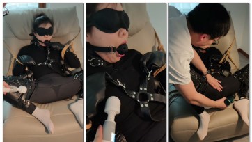 【SM工作室】可爱小女m裤里丝拘束，被强制GC两次