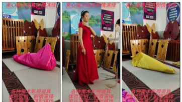 【束心工作室】兰兰白色婚纱，红色礼服，五花捆绑，布袋挣扎逃脱游戏